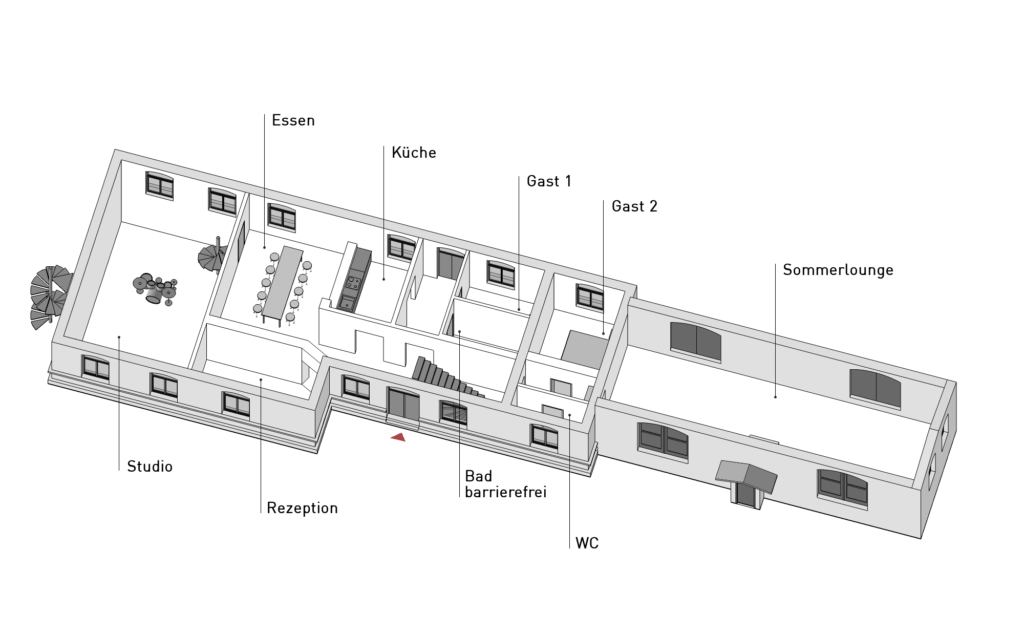 Erdgeschoss Musikbahnhof Annahütte